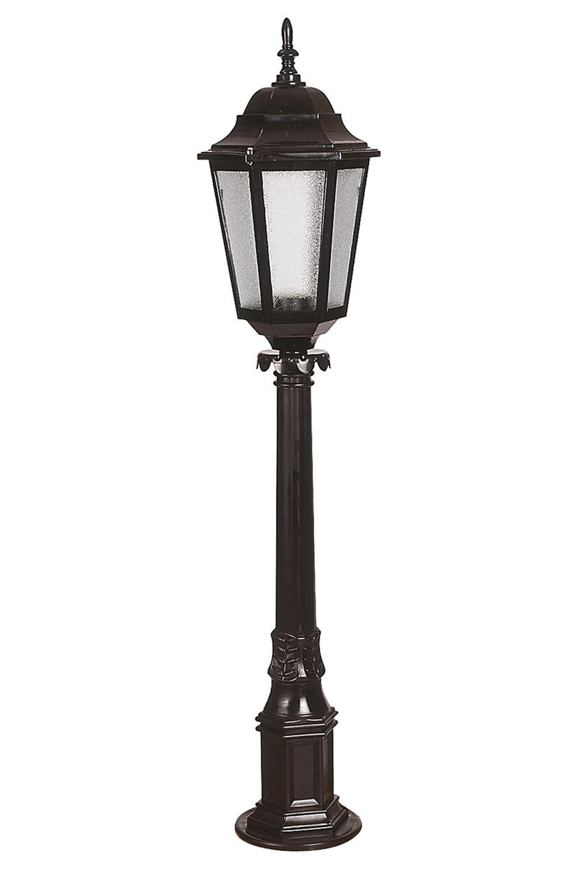 Lampadar de exterior, Opviq, 685AVN1263, Alb/Negru - imagine 4